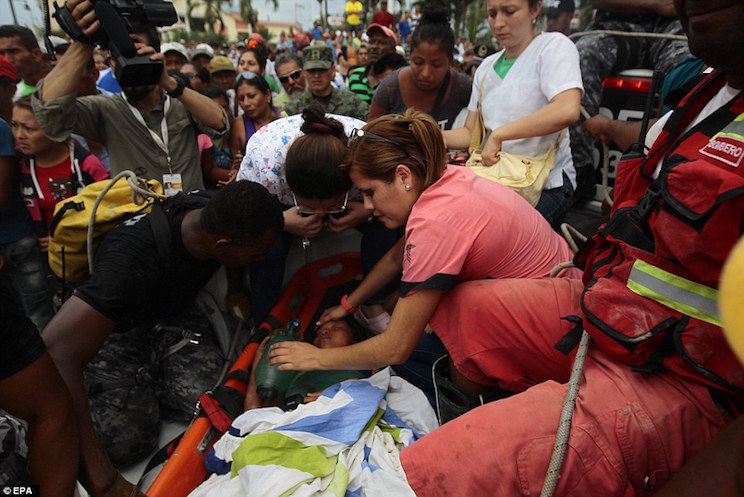 Terremoto en Ecuador